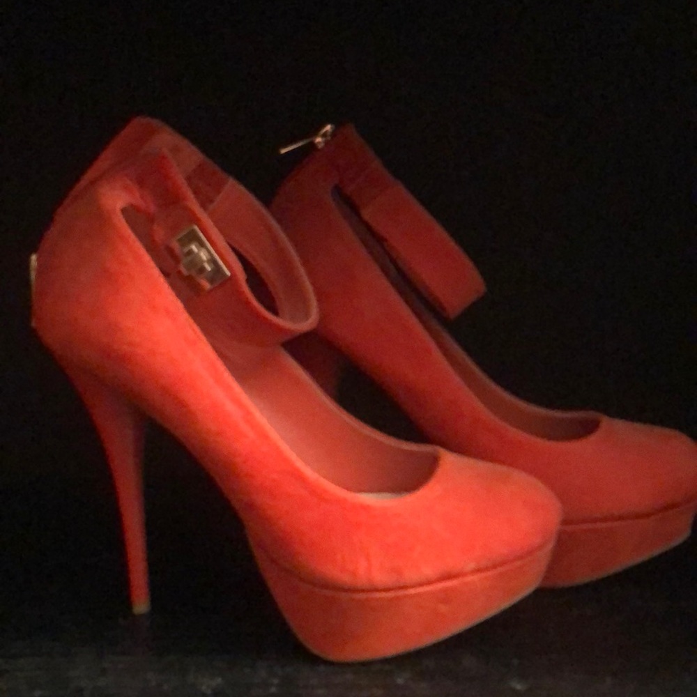 Orange Heels (Platforms)